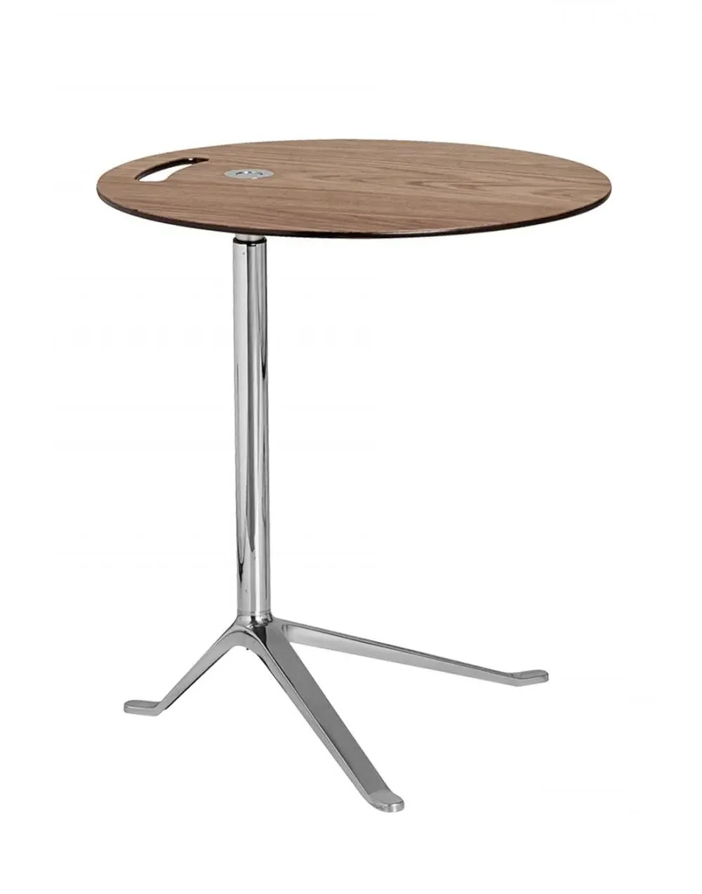 Adjustable Side Table - White, Laminate