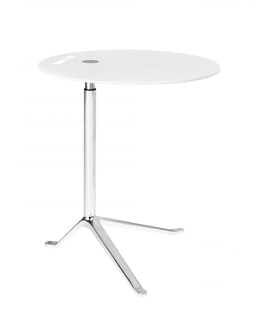Adjustable Side Table - White, Laminate