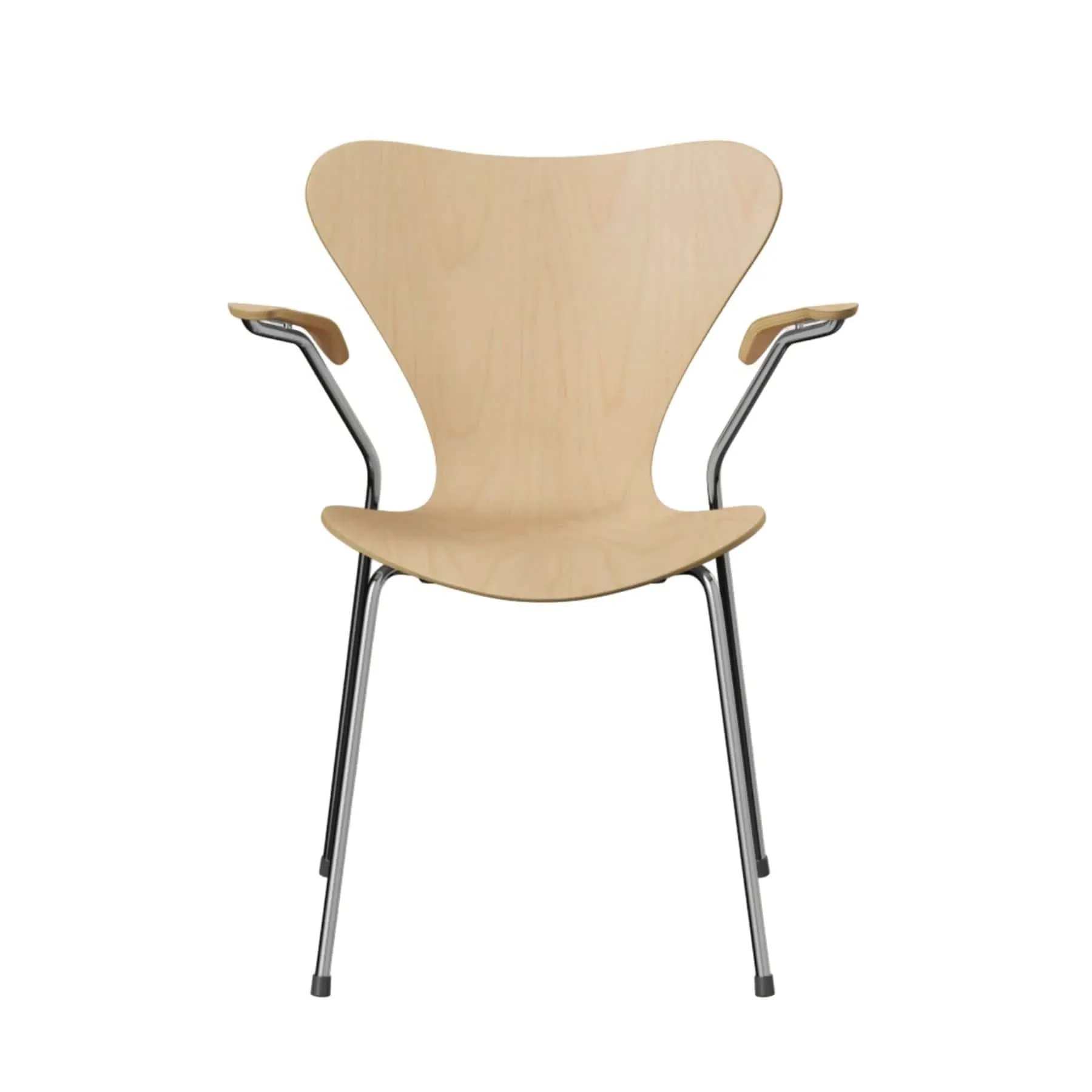 Armchair with Arms - Beech, Veneer