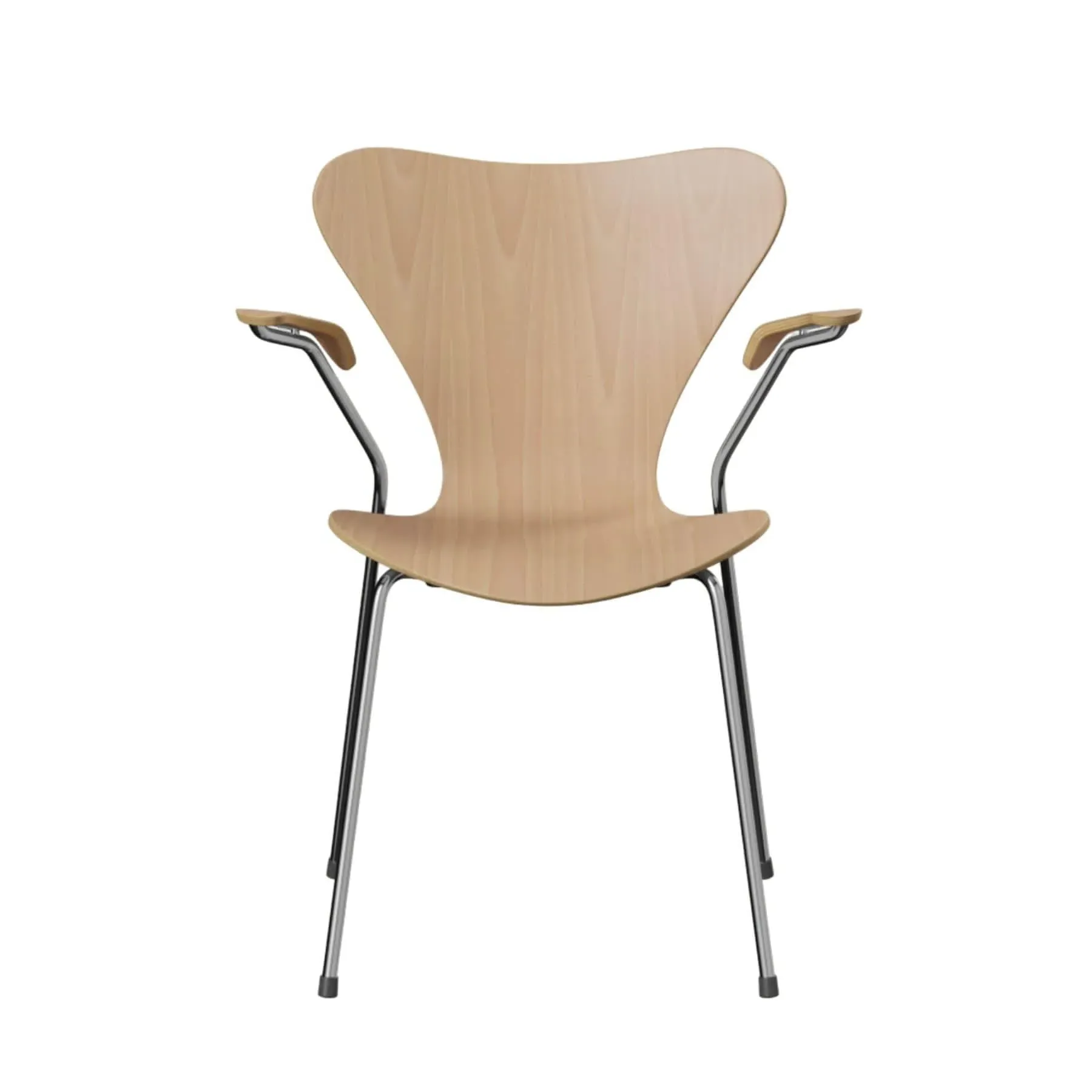 Armchair with Arms - Beech, Veneer