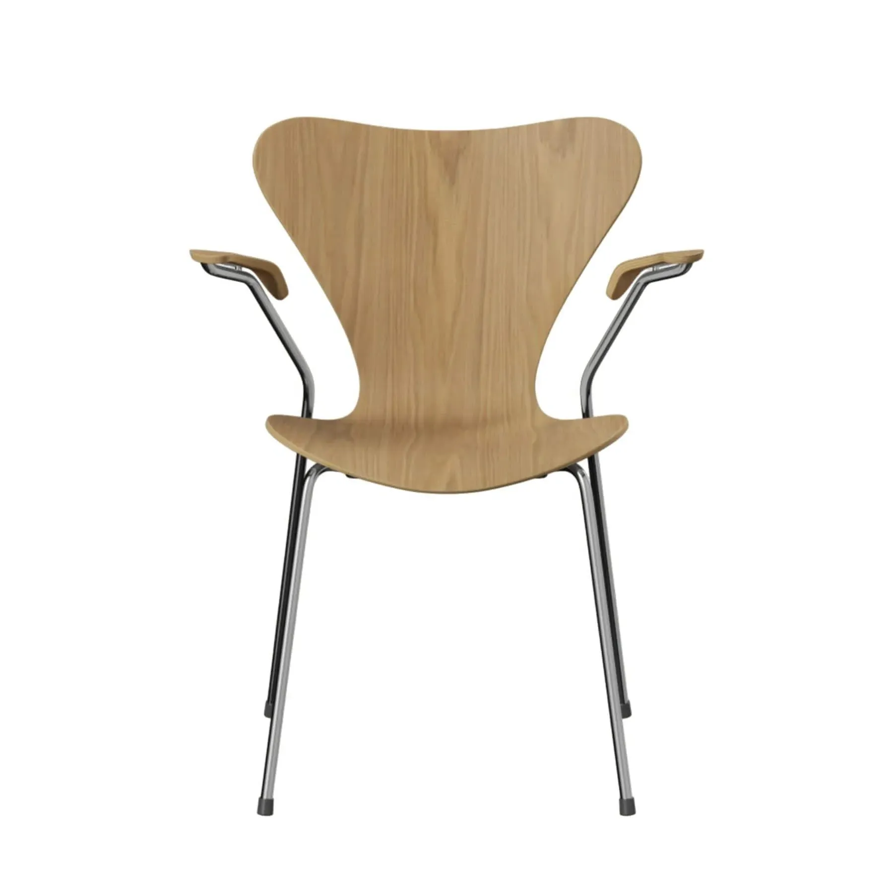 Armchair with Arms - Oak, Veneer