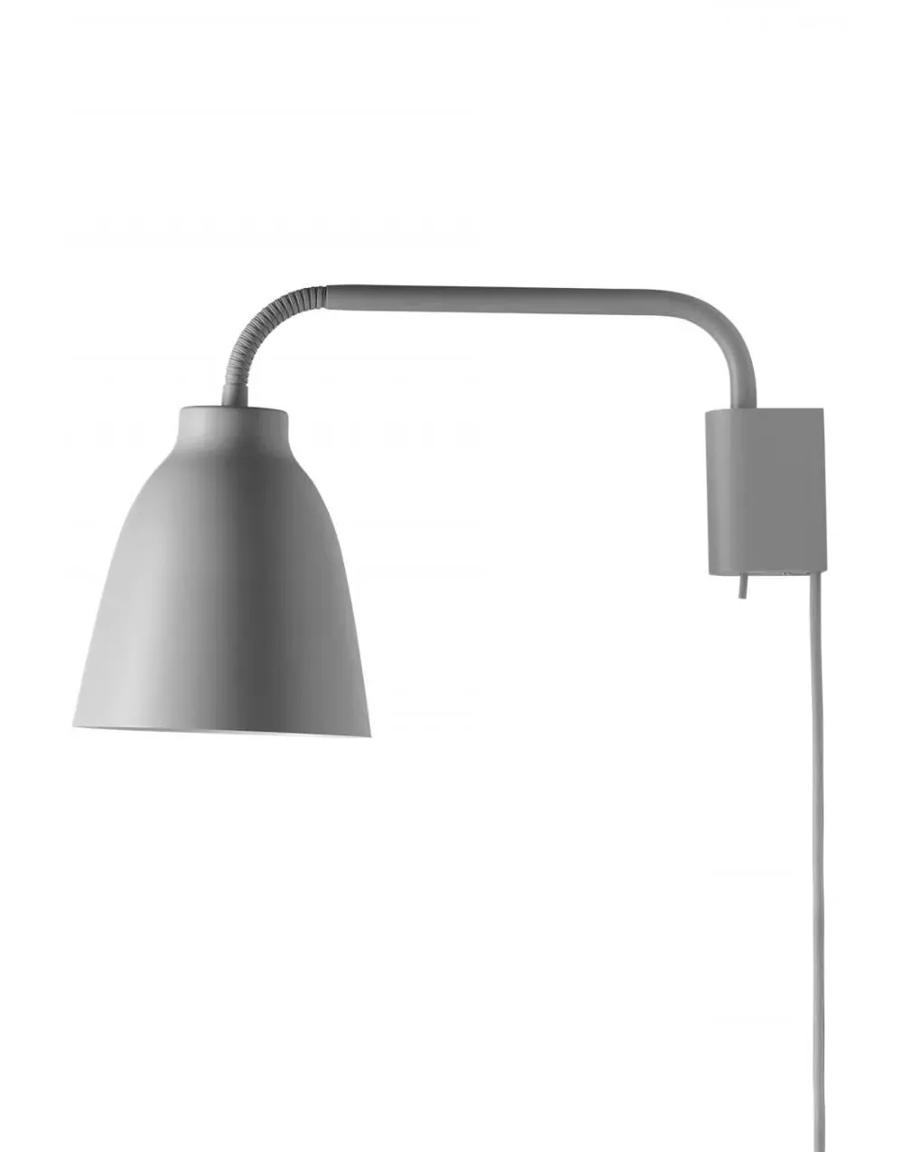 Caravaggio Read Wall Light - Grey
