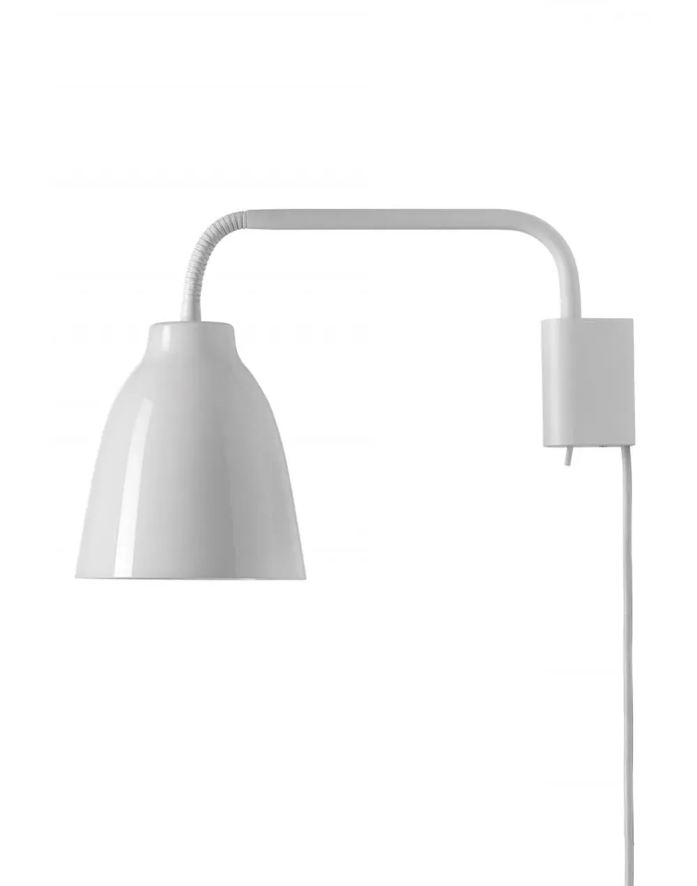 Caravaggio Read Wall Light - White, Opal Glass