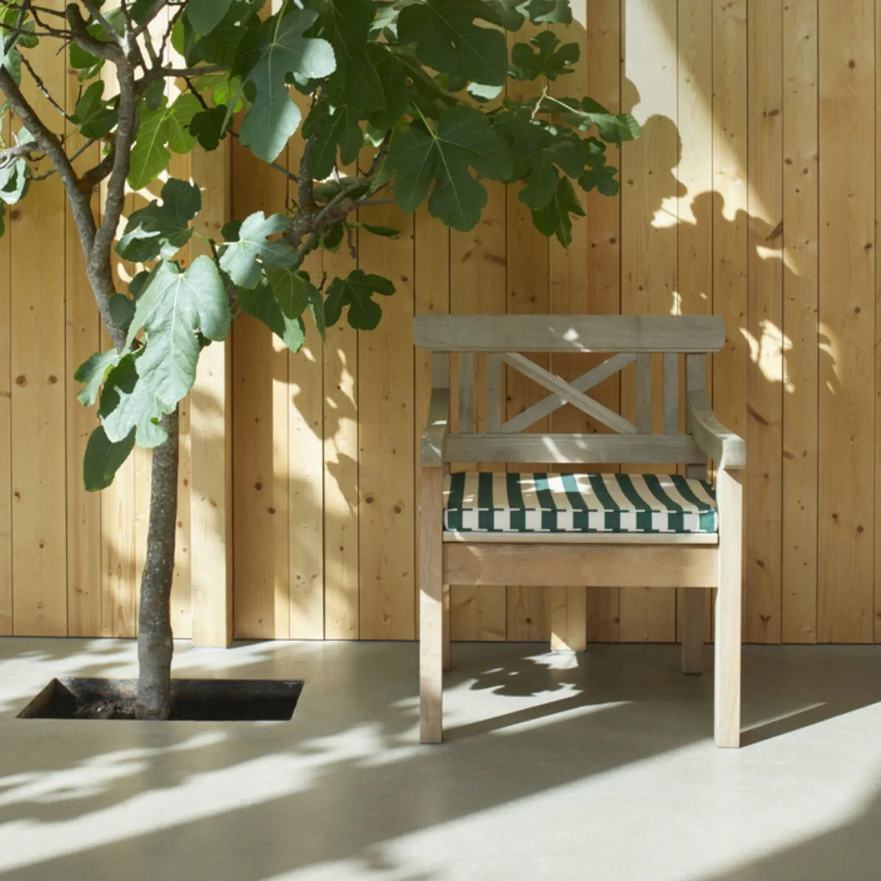 Chair Cushion with Weather Resistance - Ash