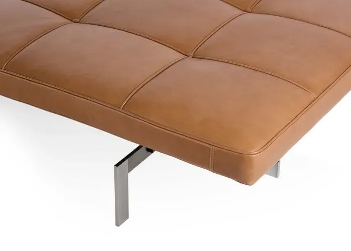 Daybed with Steel Frame - Natural, Canvas