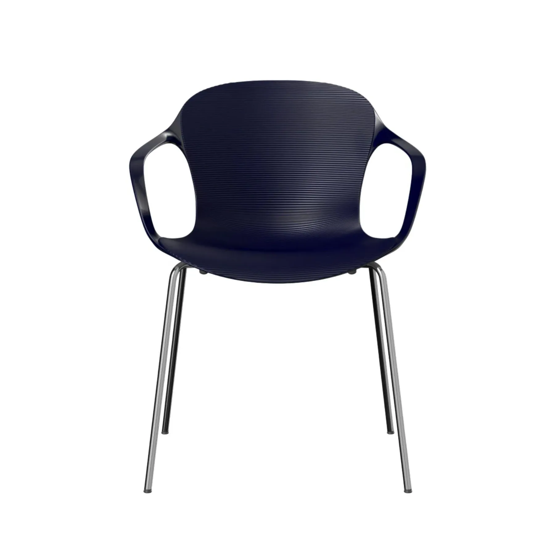 Dining Chair with Arms - Blue, Nylon