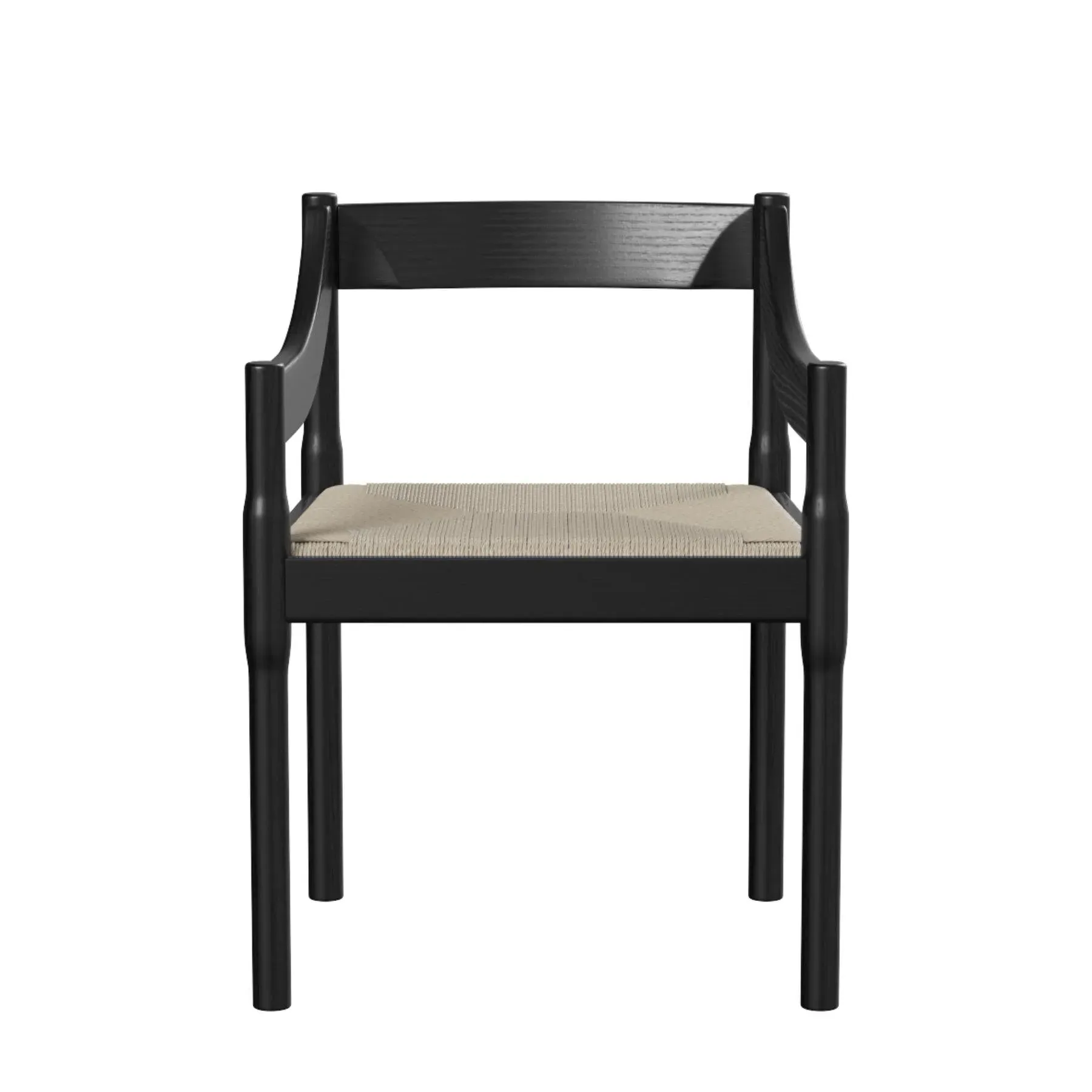 Dining Chair with Paper Cord Seat - Natural, Beech