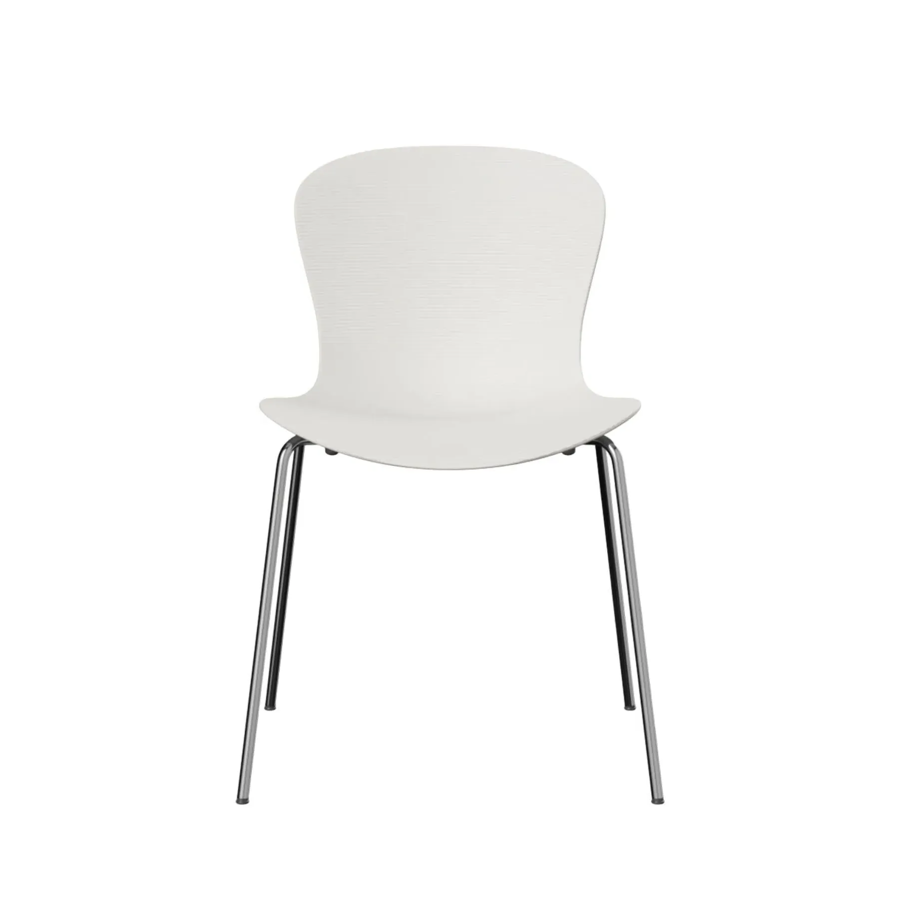 Dining Chair with Ridged Design - Blue, Nylon