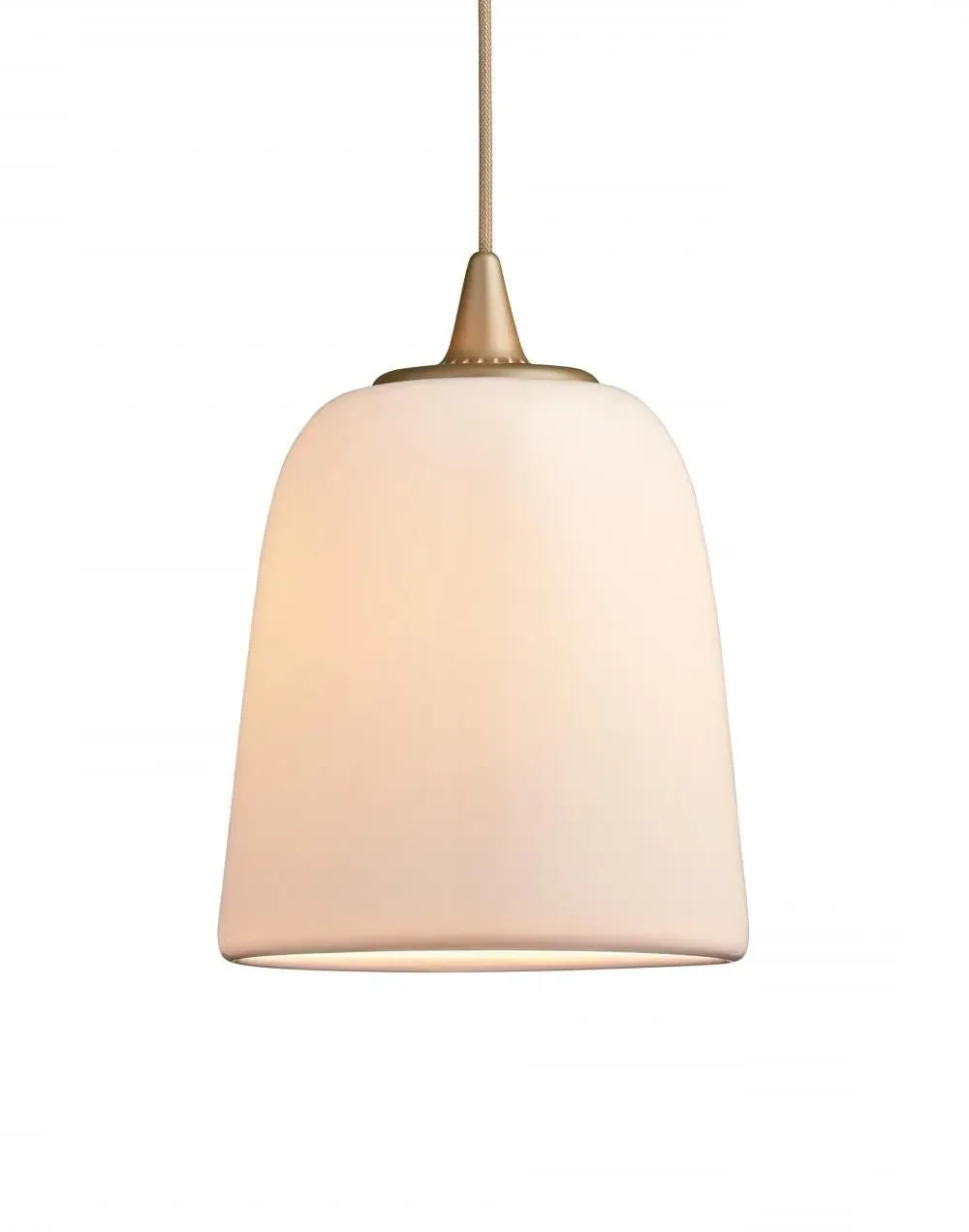 Dogu Pendant Light - Gold, Bone China image