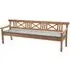 Drachmann Large Garden Bench Cushion - Ash