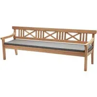 Drachmann Large Garden Bench Cushion - Charcoal
