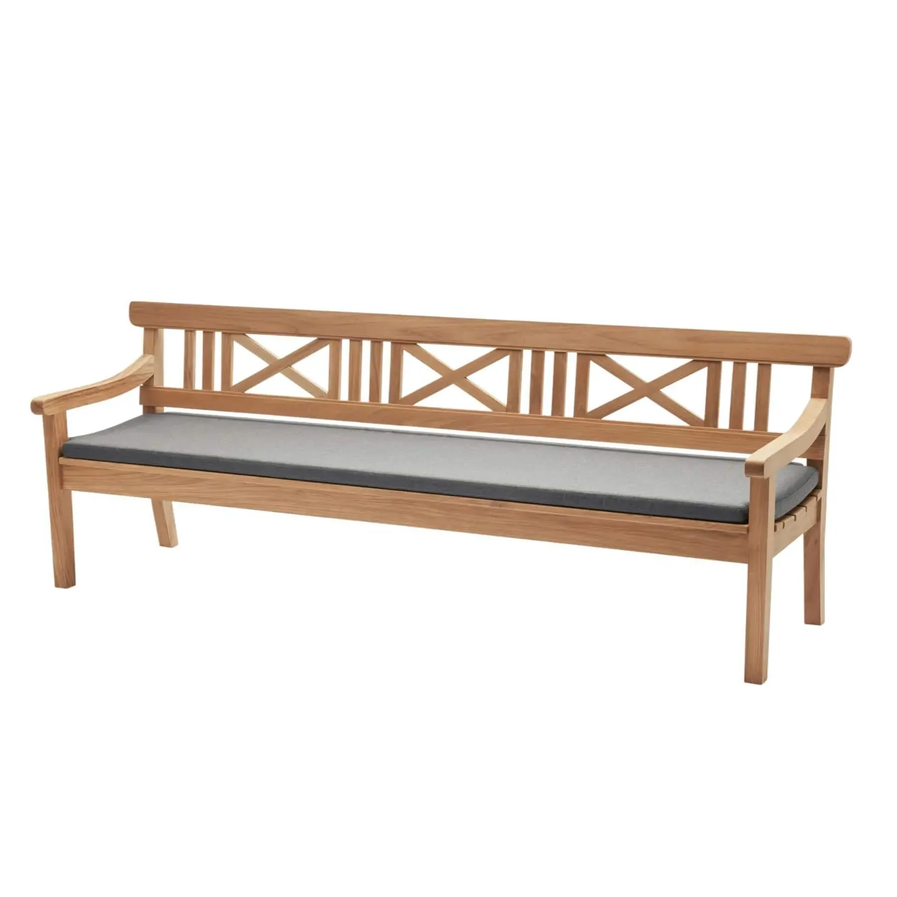 Drachmann Large Garden Bench Cushion - Charcoal