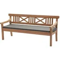 Drachmann Medium Garden Bench Cushion - Charcoal