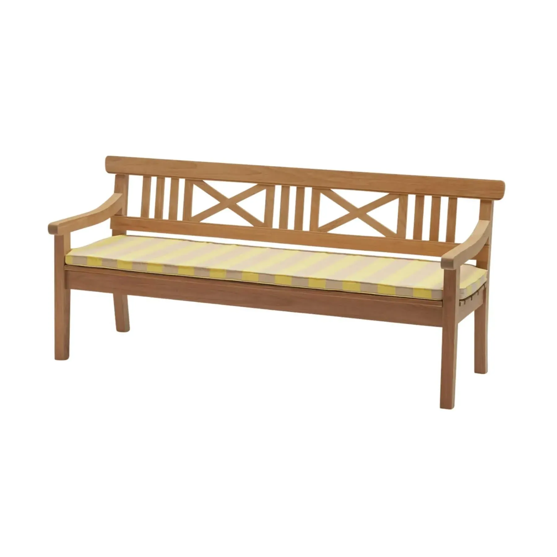 Drachmann Medium Garden Bench Cushion - Lemon