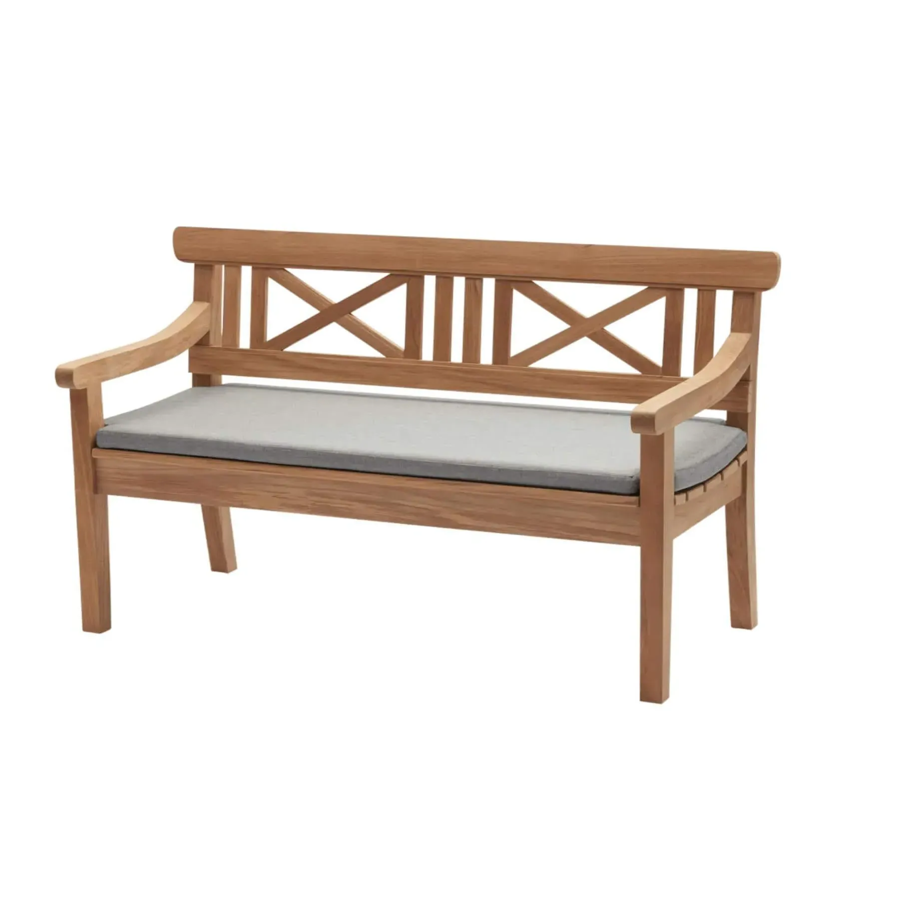 Drachmann Small Garden Bench Cushion - Ash image