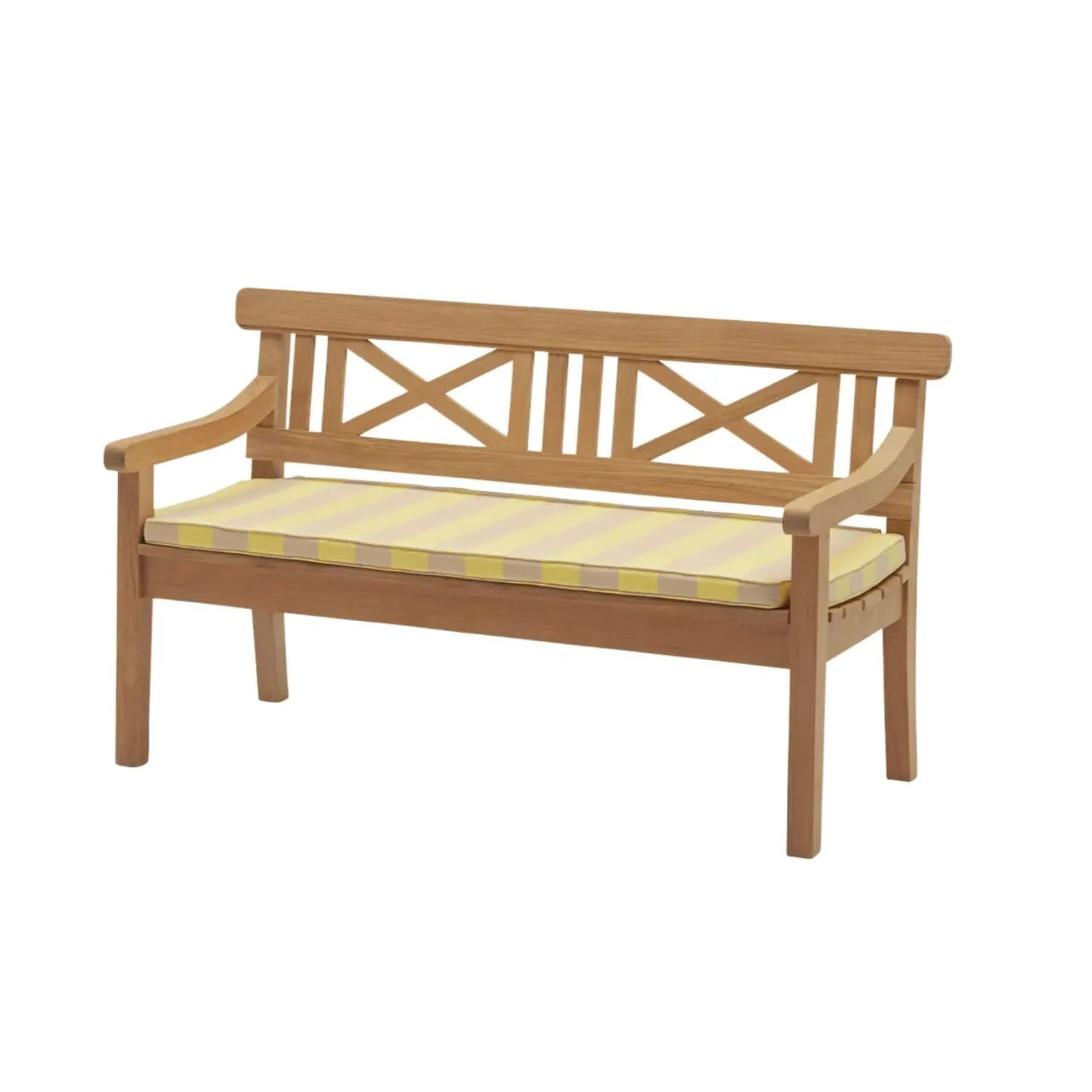 Drachmann Small Garden Bench Cushion - Lemon