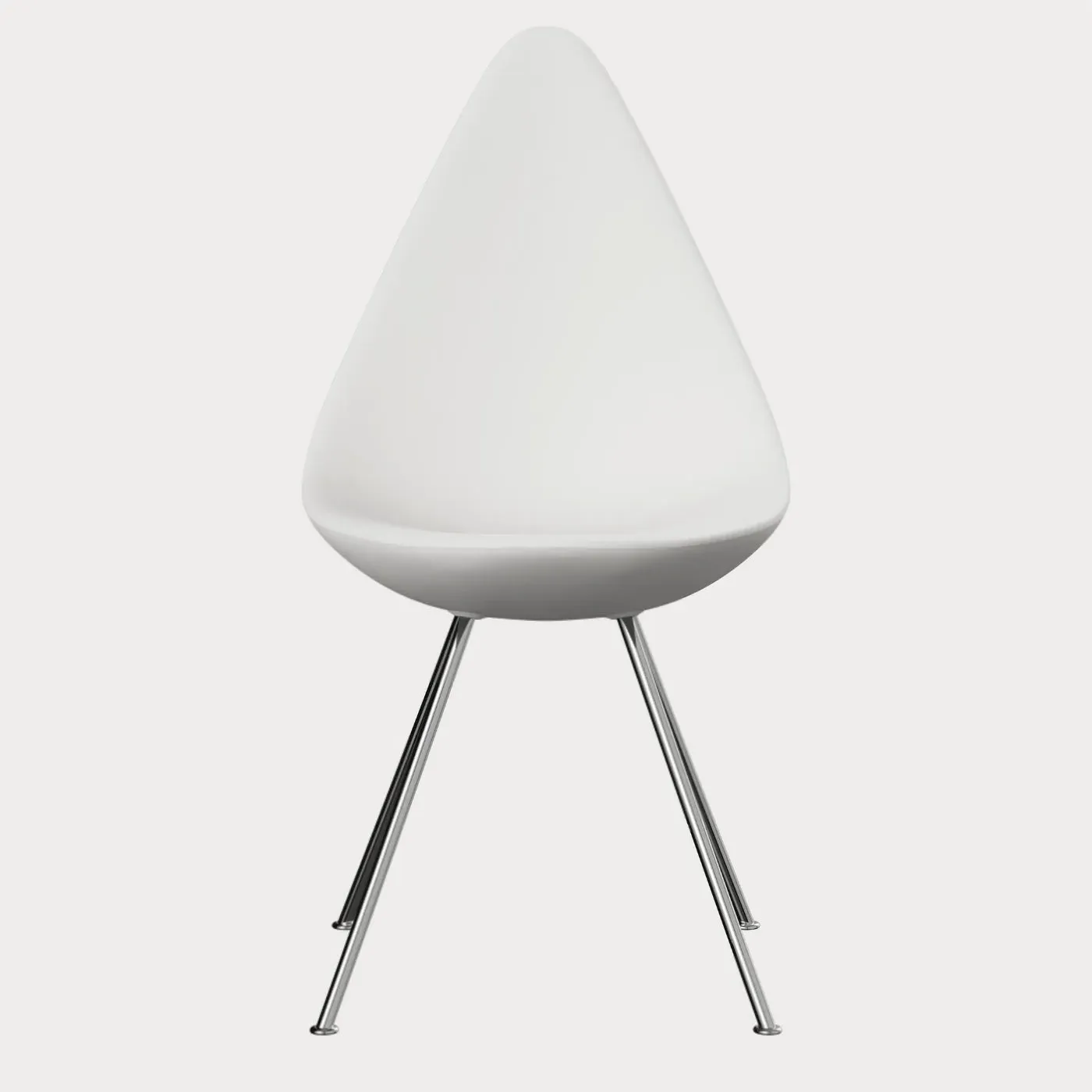 Drop Dining Chair - White, Plastic