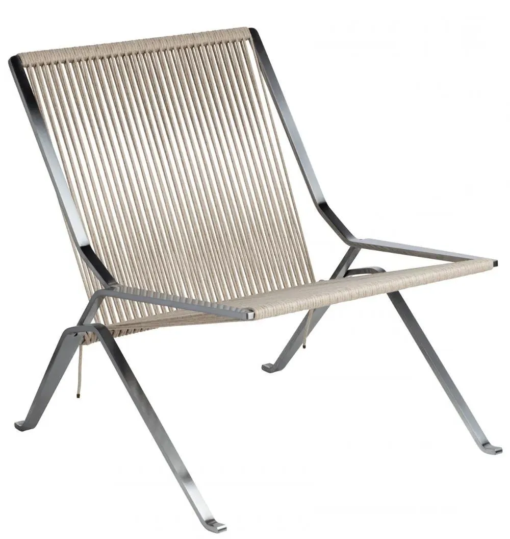 Element Lounge Chair - Natural, Steel
