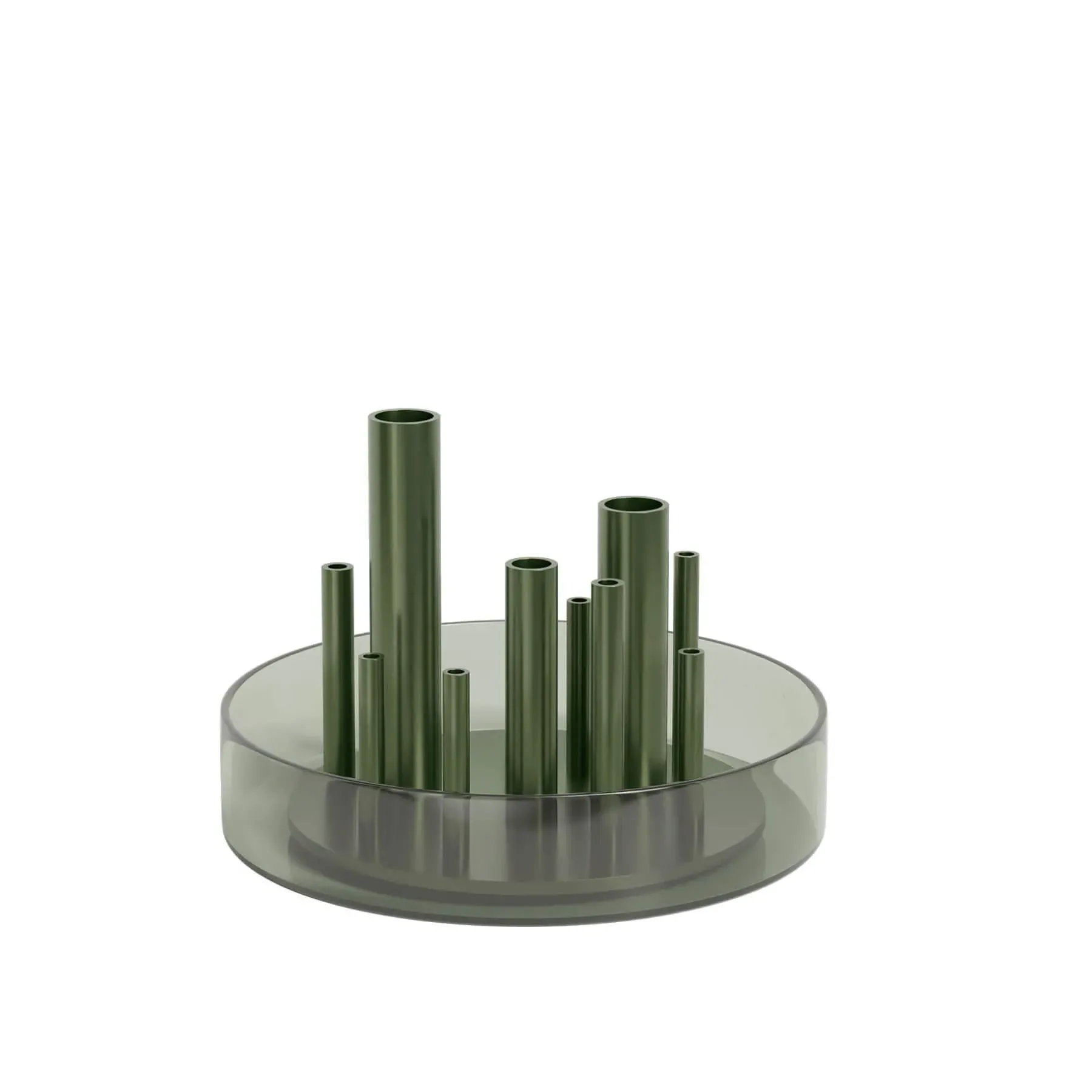 Ikeru High Vase - Green