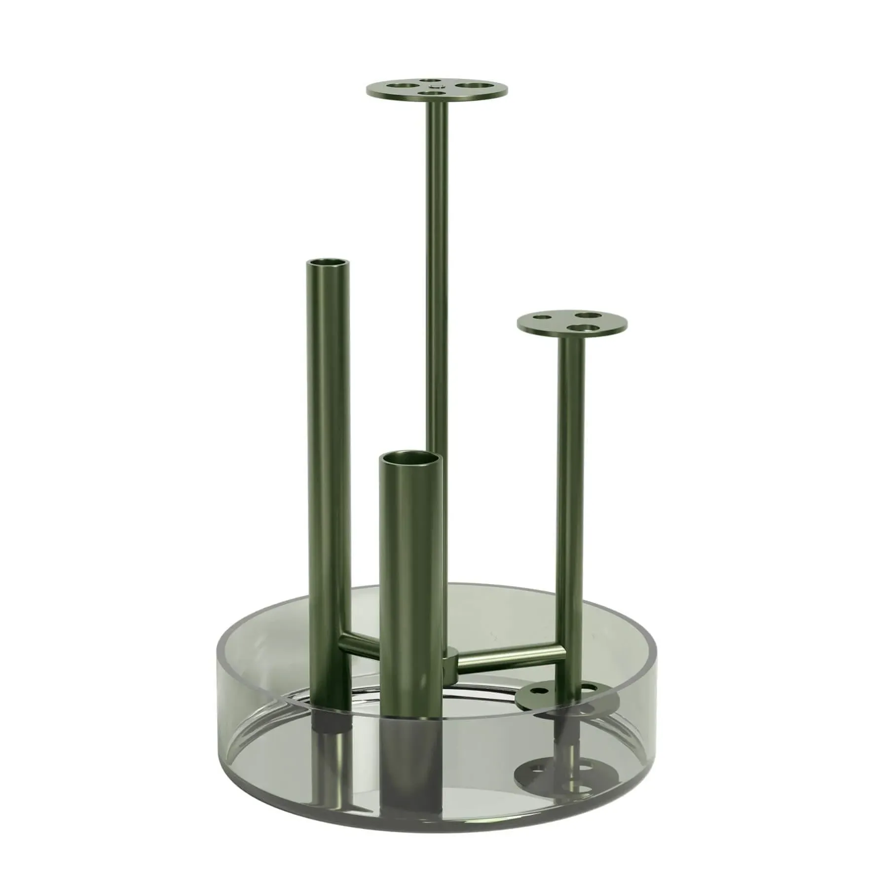 Ikeru Low Vase - Green