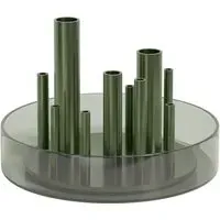 Ikeru Low Vase - Green