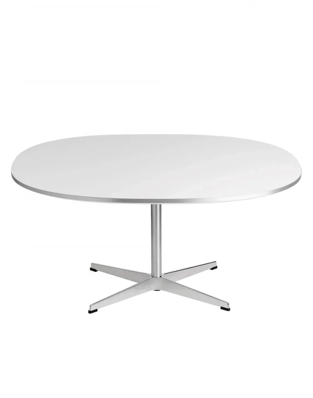 Large Circular Coffee Table - Grey, Steel