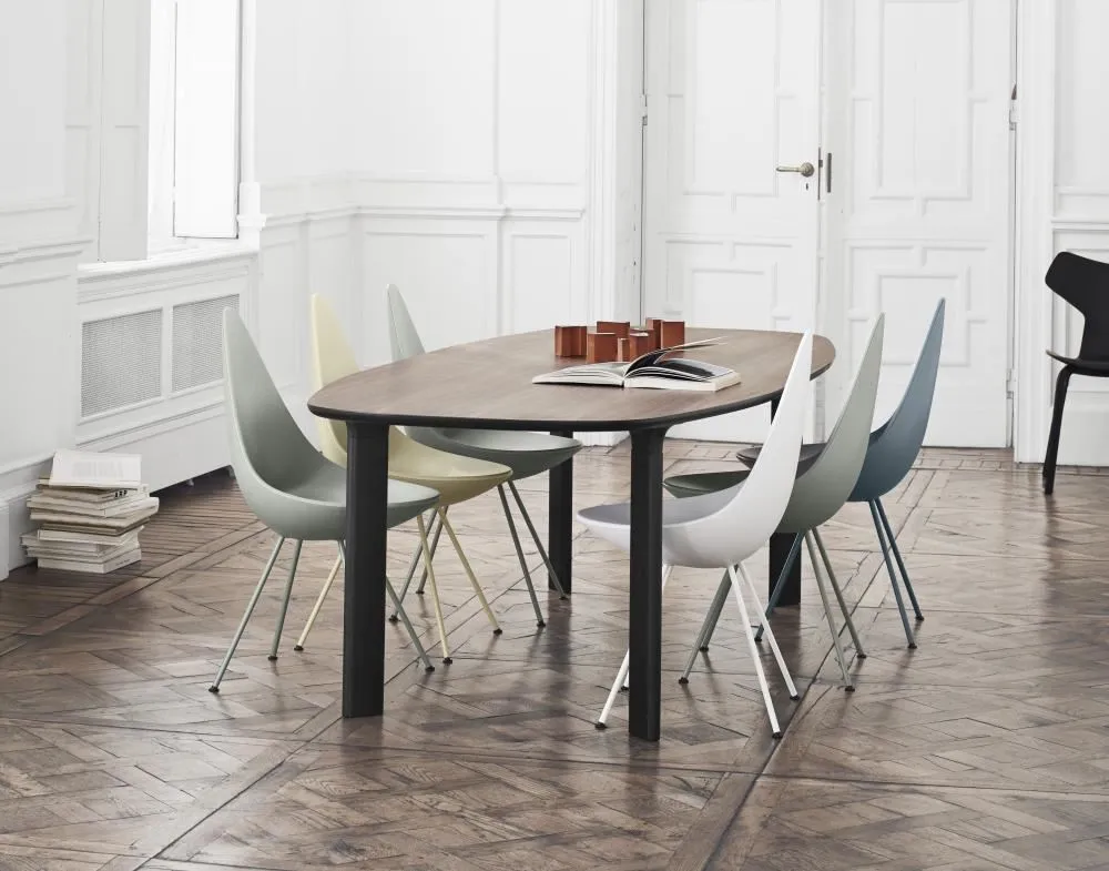 Large Oval Dining Table - Walnut, Wood