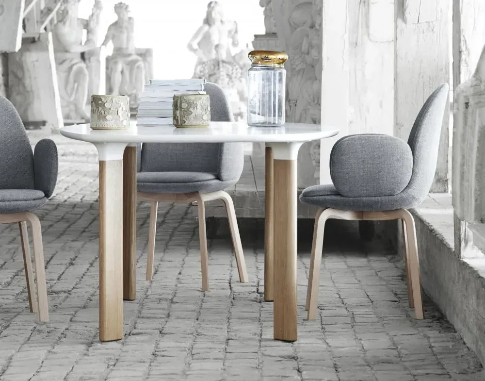 Large Oval Dining Table - Walnut, Wood