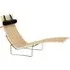 Lounge Chair with Headrest - Wicker