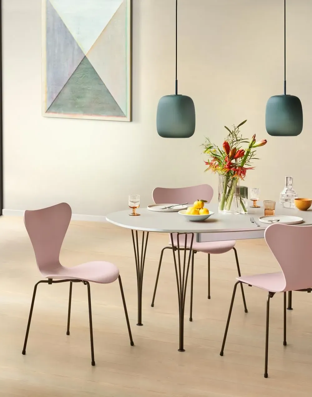 Maluma Pendant Light - Rose, Glass