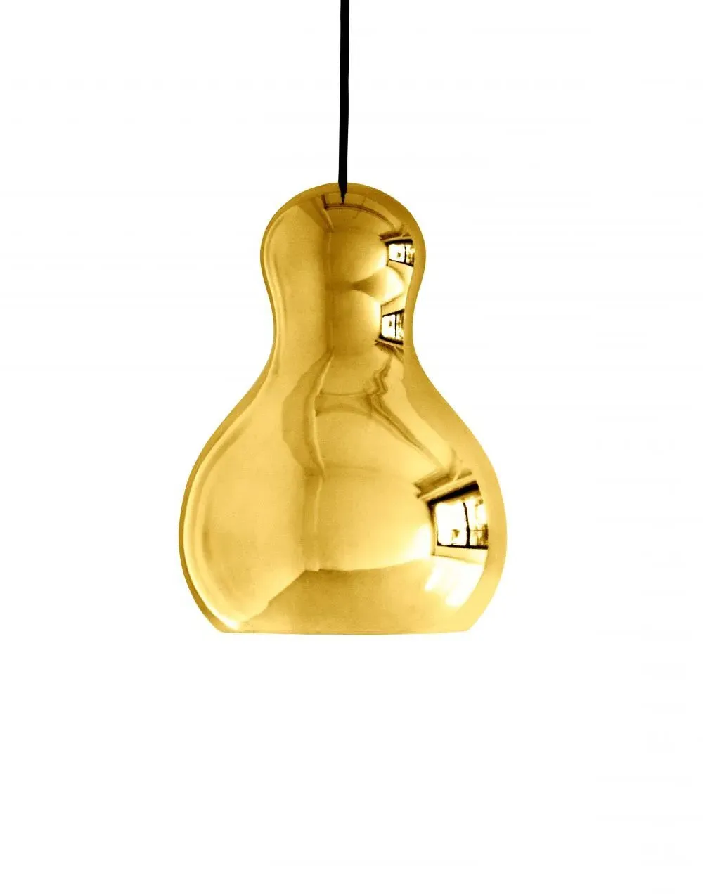 Medium Pendant Light - Gold, Chrome Lacquer