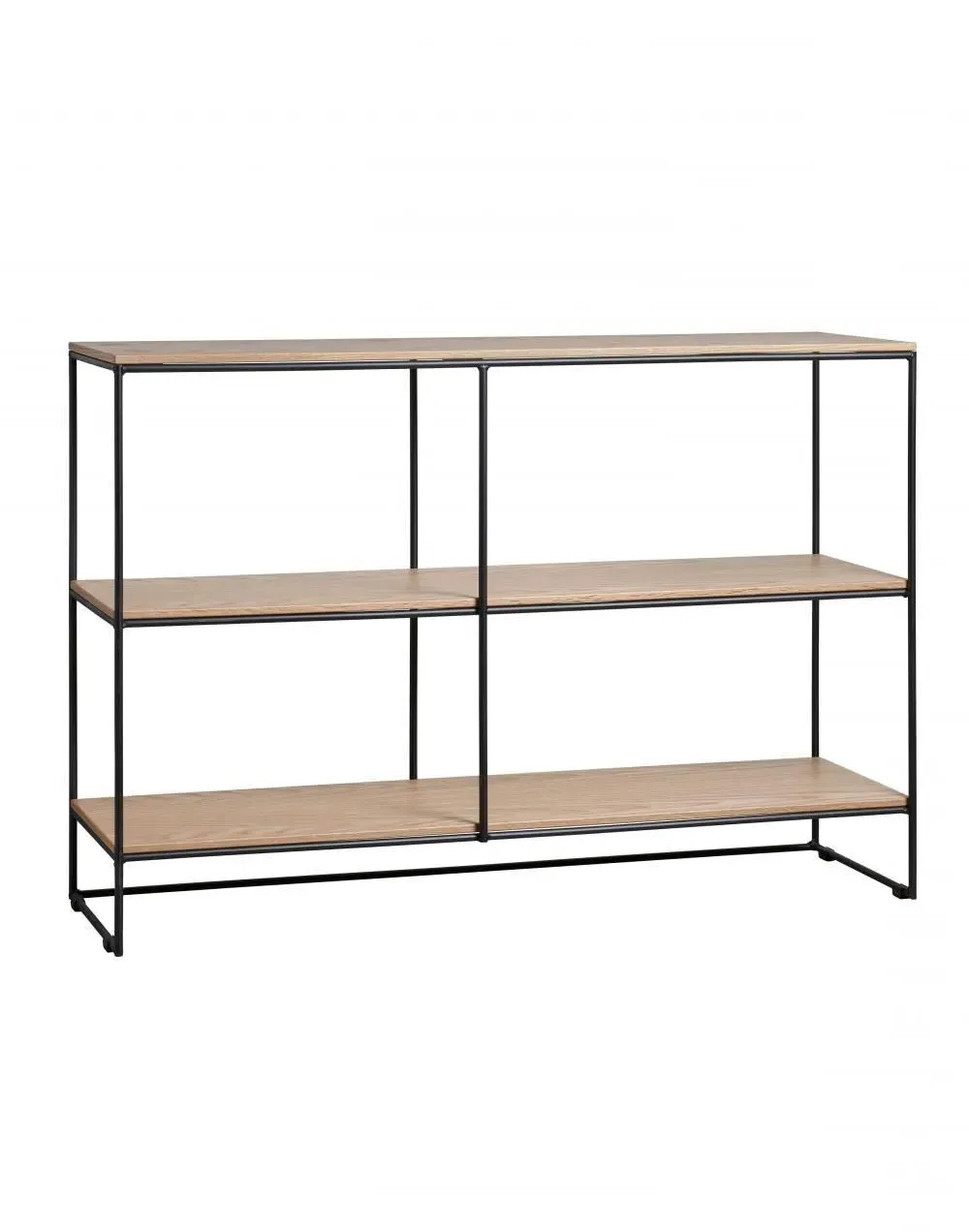 Medium Shelving System - Oak, Steel