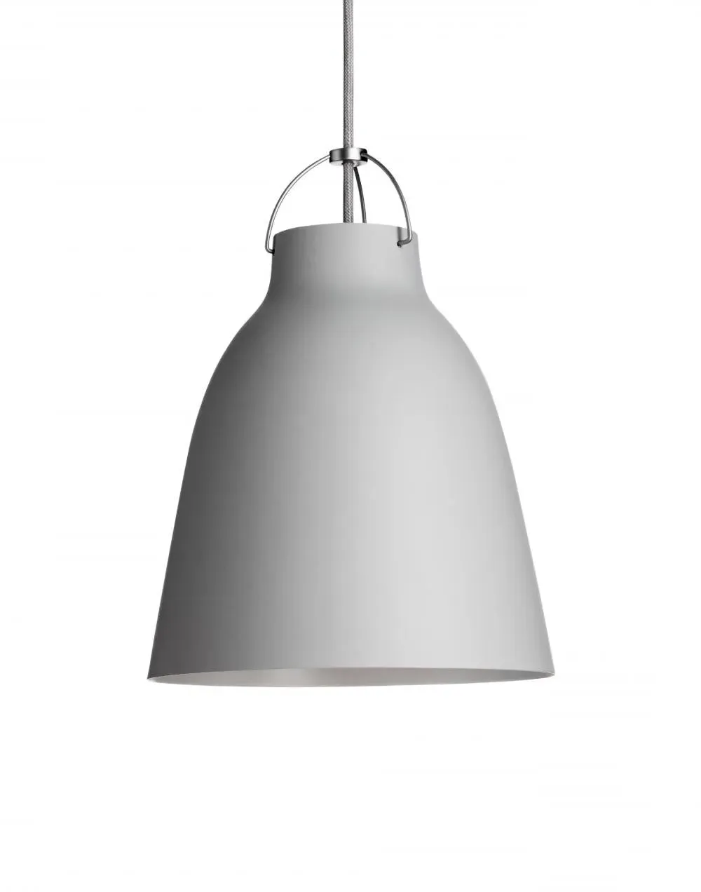 Pendant Light with Matt Finish - Light Grey, Metal