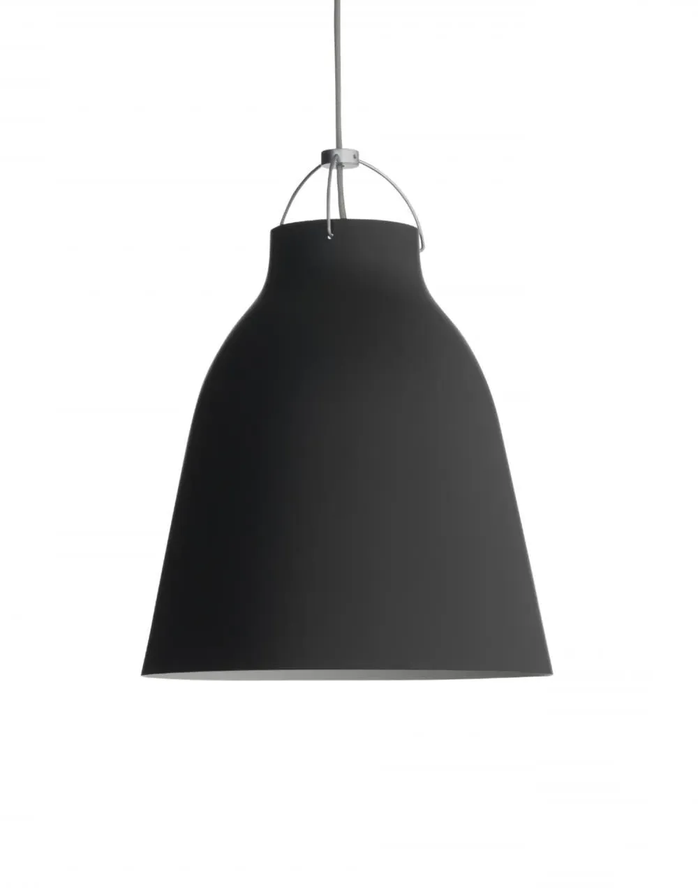 Pendant Light with Matt Finish - White, Metal