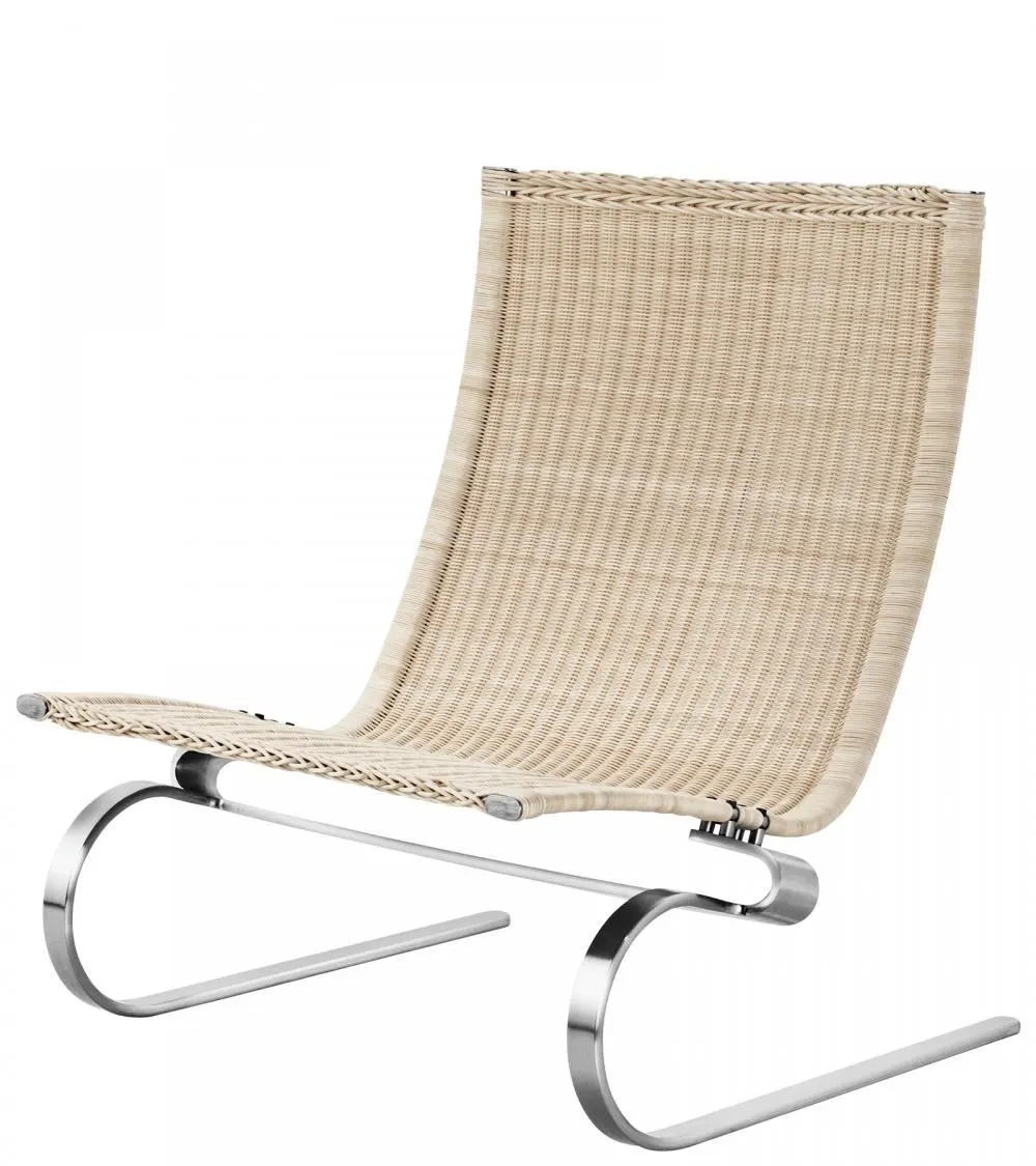 PK20 Lounge Chair - Walnut Leather