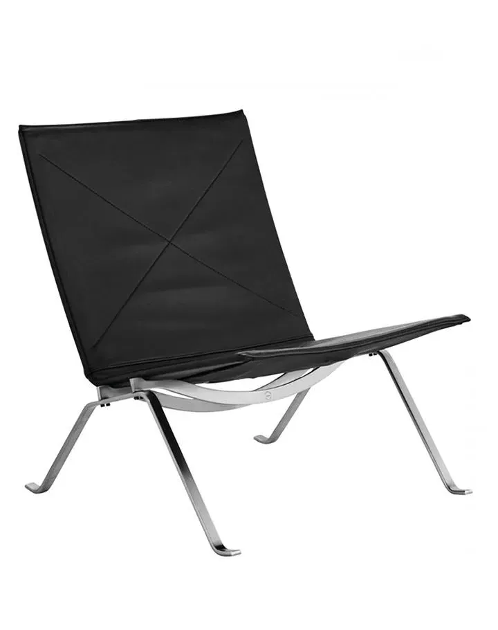 PK22 Lounge Chair - Walnut Leather