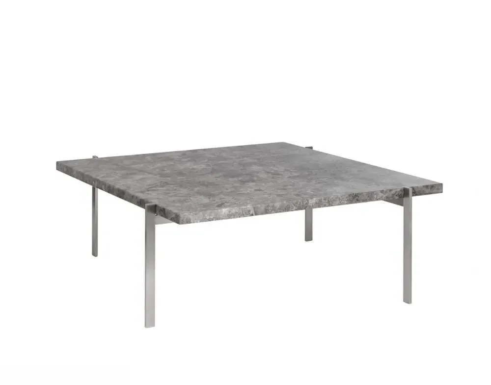 PK61 Coffee Table - Beige, Marble