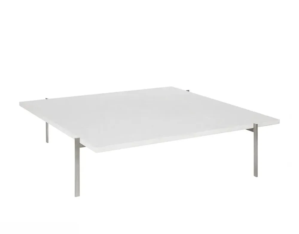 PK61 Coffee Table - White, Marble