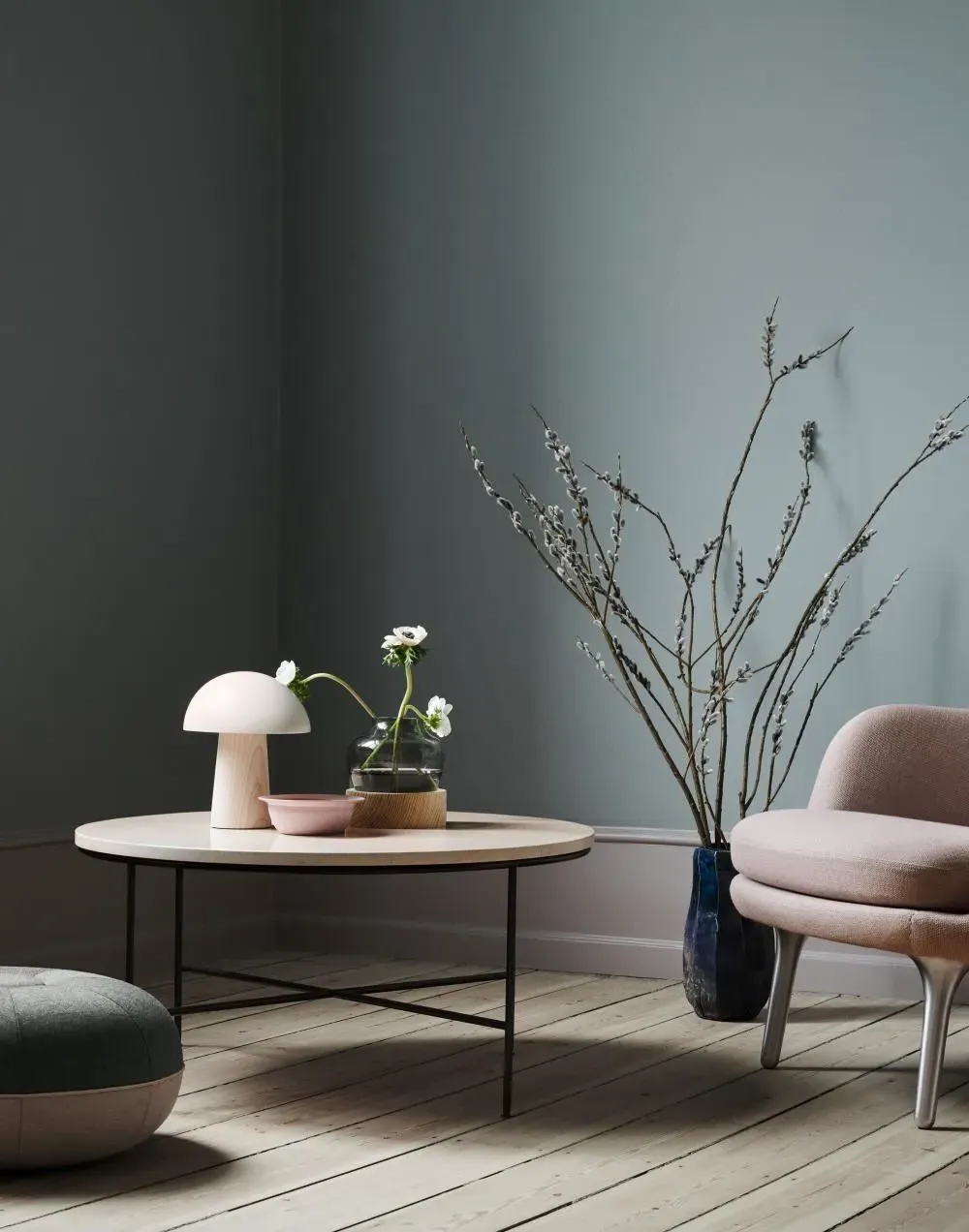 Round Coffee Table - Cream, Marble