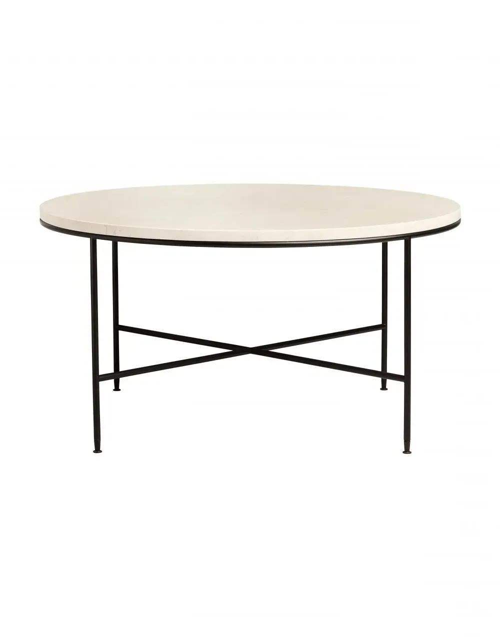 Round Coffee Table - Cream, Marble