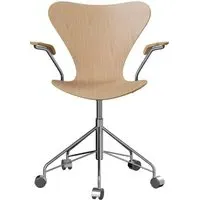 Series 7 Swivel Armchair - Beech