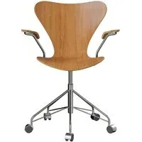 Series 7 Swivel Armchair - Cherry