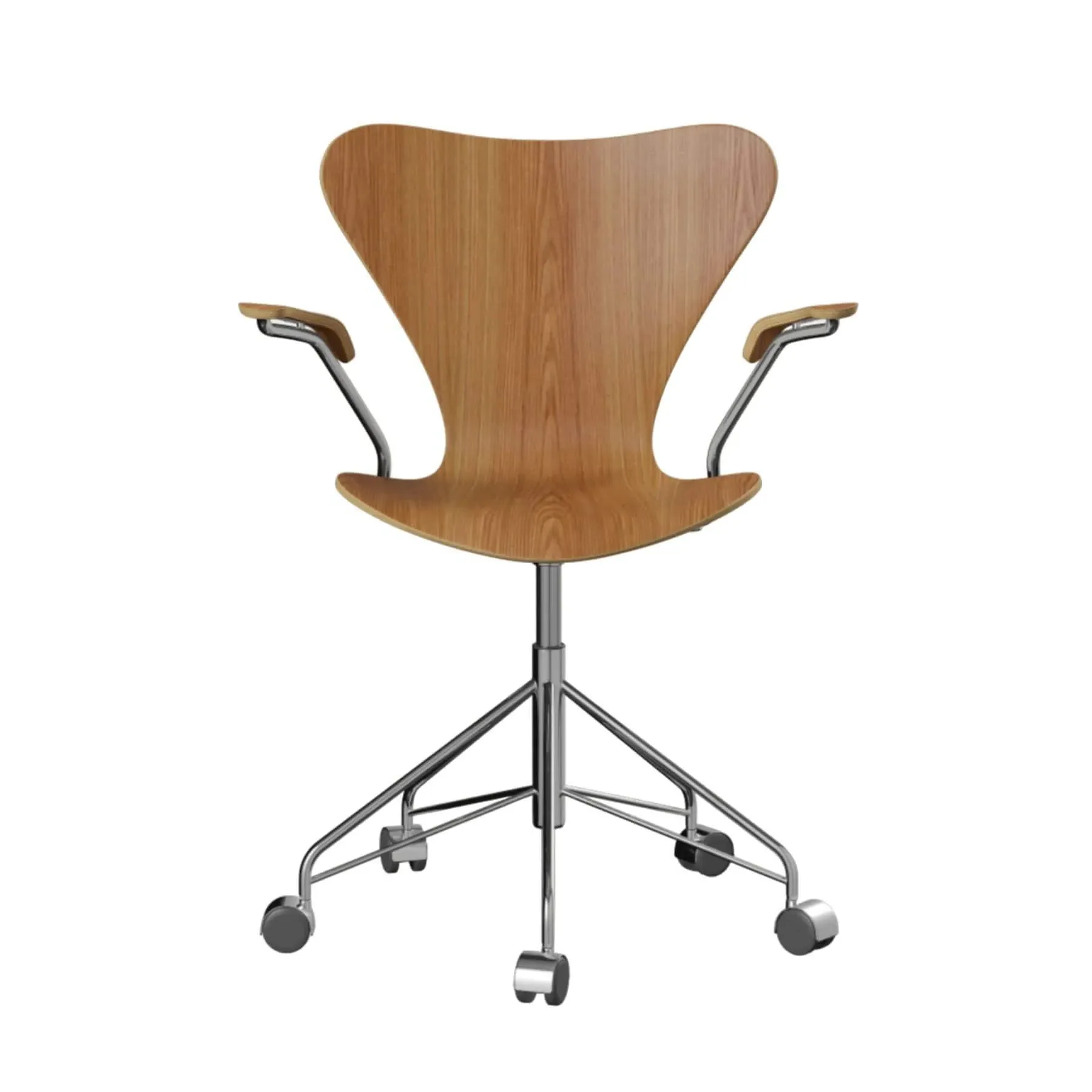 Series 7 Swivel Armchair - Oak