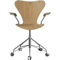 Series 7 Swivel Armchair - Oak