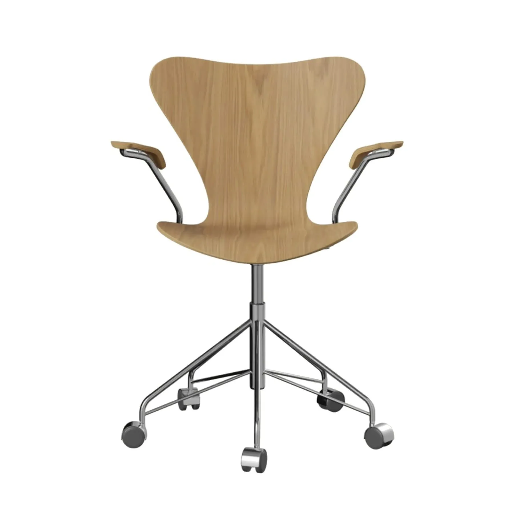 Series 7 Swivel Armchair - Oak