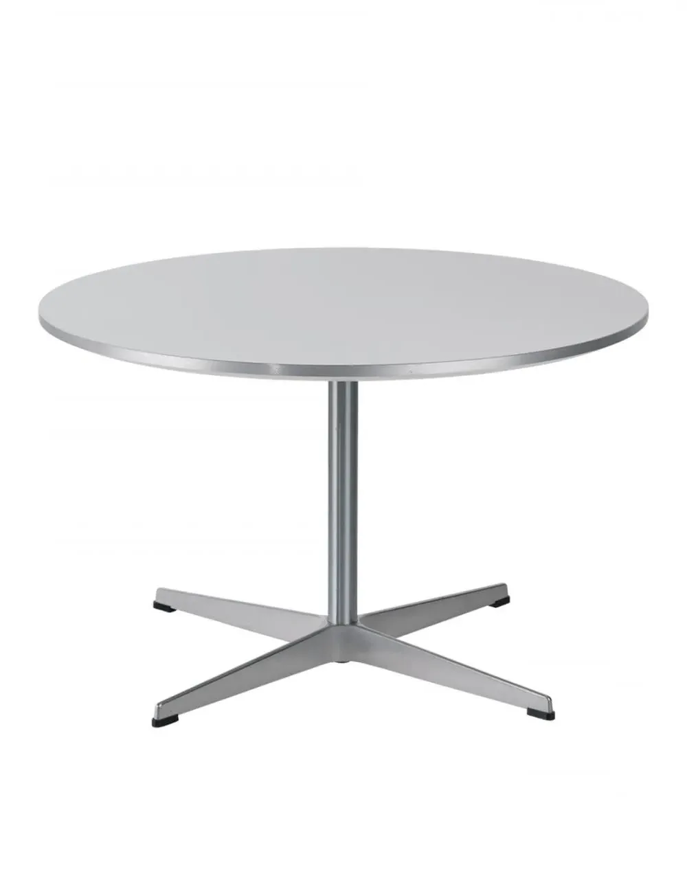 Small Circular Coffee Table - Grey, Steel image