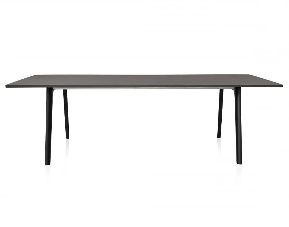 Small Dining Table - Oak, Chrome Base