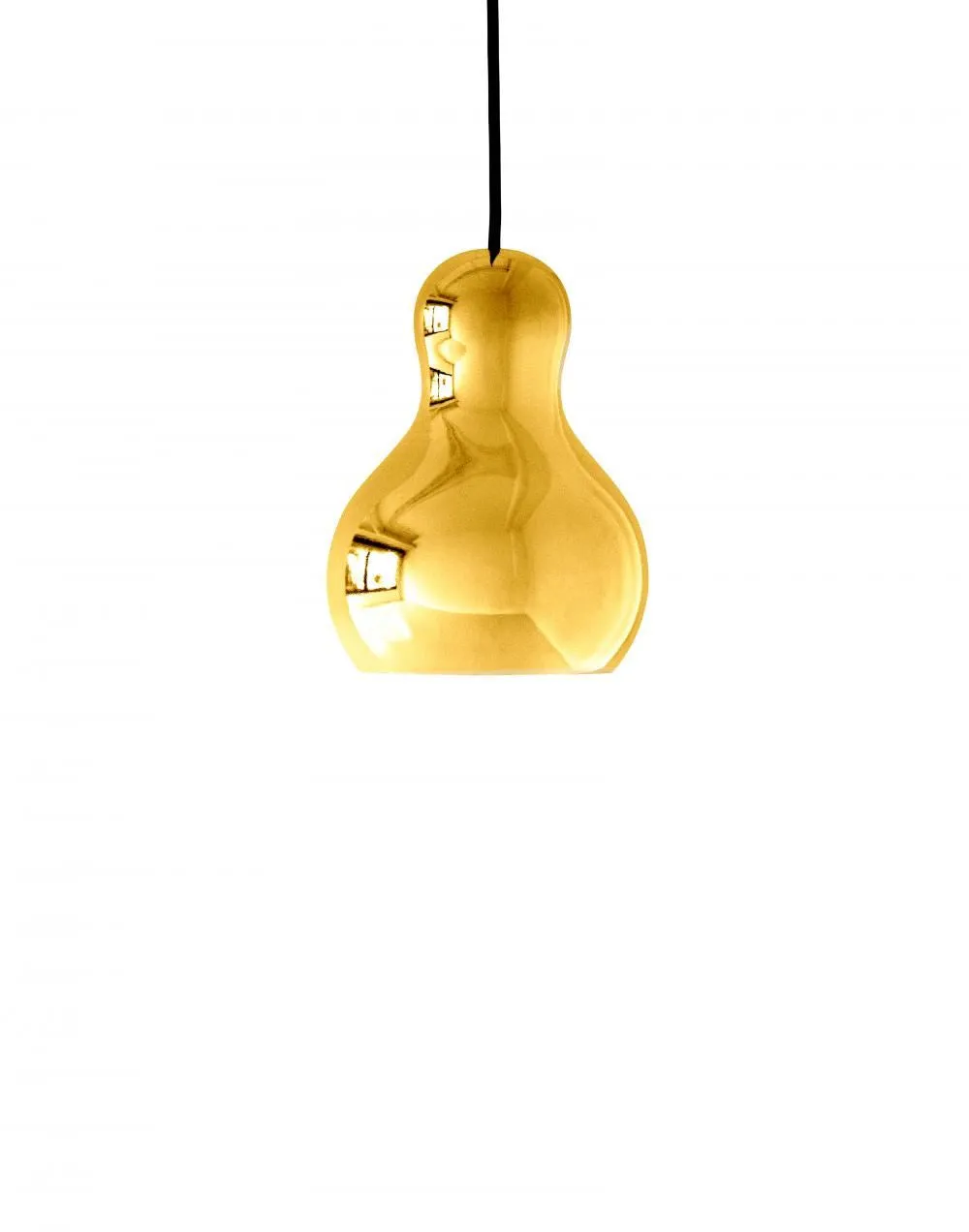 Small Pendant Light - Gold, Chrome Lacquer image