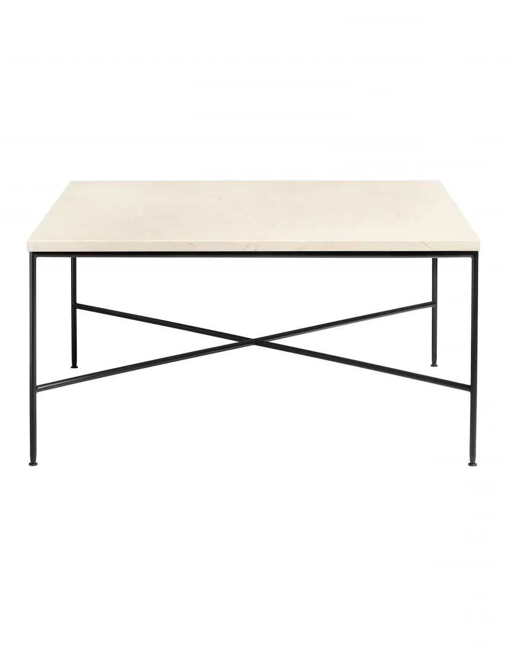 Square Coffee Table - Cream, Marble