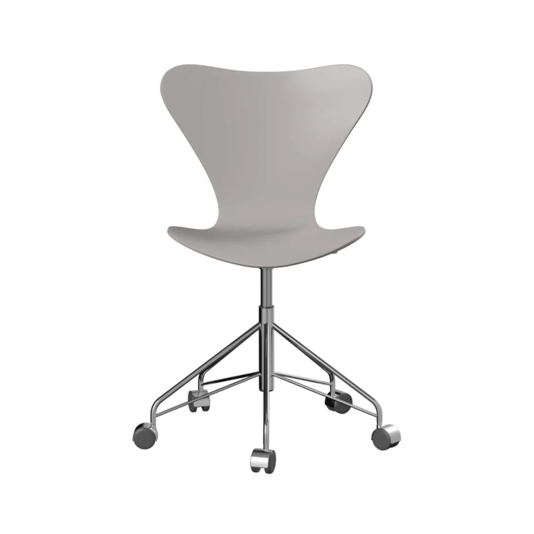 Swivel Office Chair with Armrests - Grey